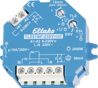 Wyłącznik czasowy Eltaco TLZ61NP-230V+UC, 1 - 12 min., 10 A, 230 V