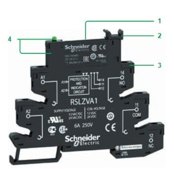 Elementy gniazda przekaźnika Schneider Electric