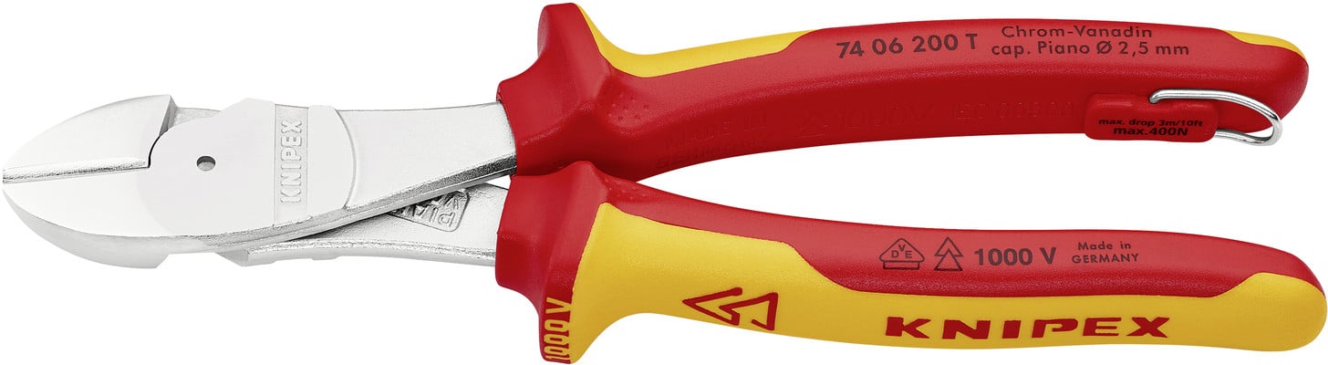 Szczypce boczne wzmocnione Knipex 74 06 200 T 200 mm